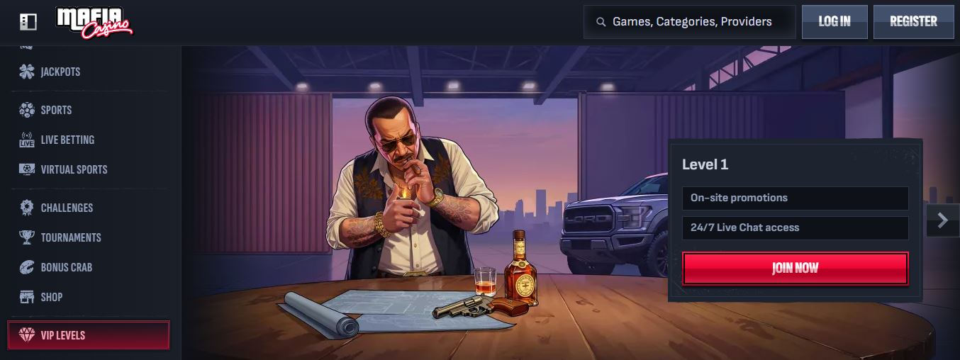 Mafia Casino Online España Experiencia de Juego Única